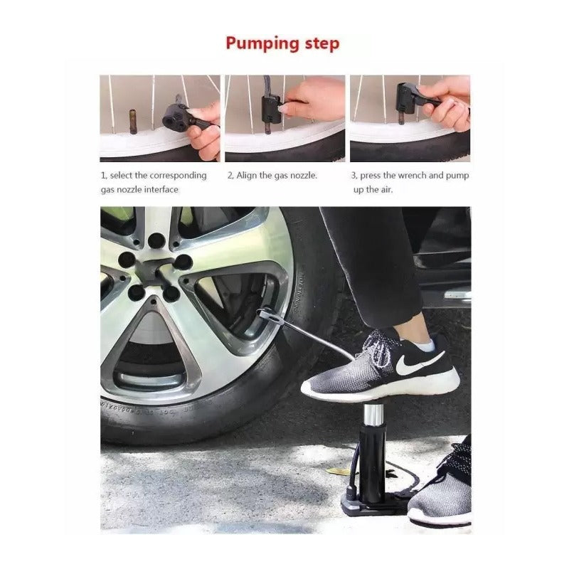 Portable foot pump Portable foot pump